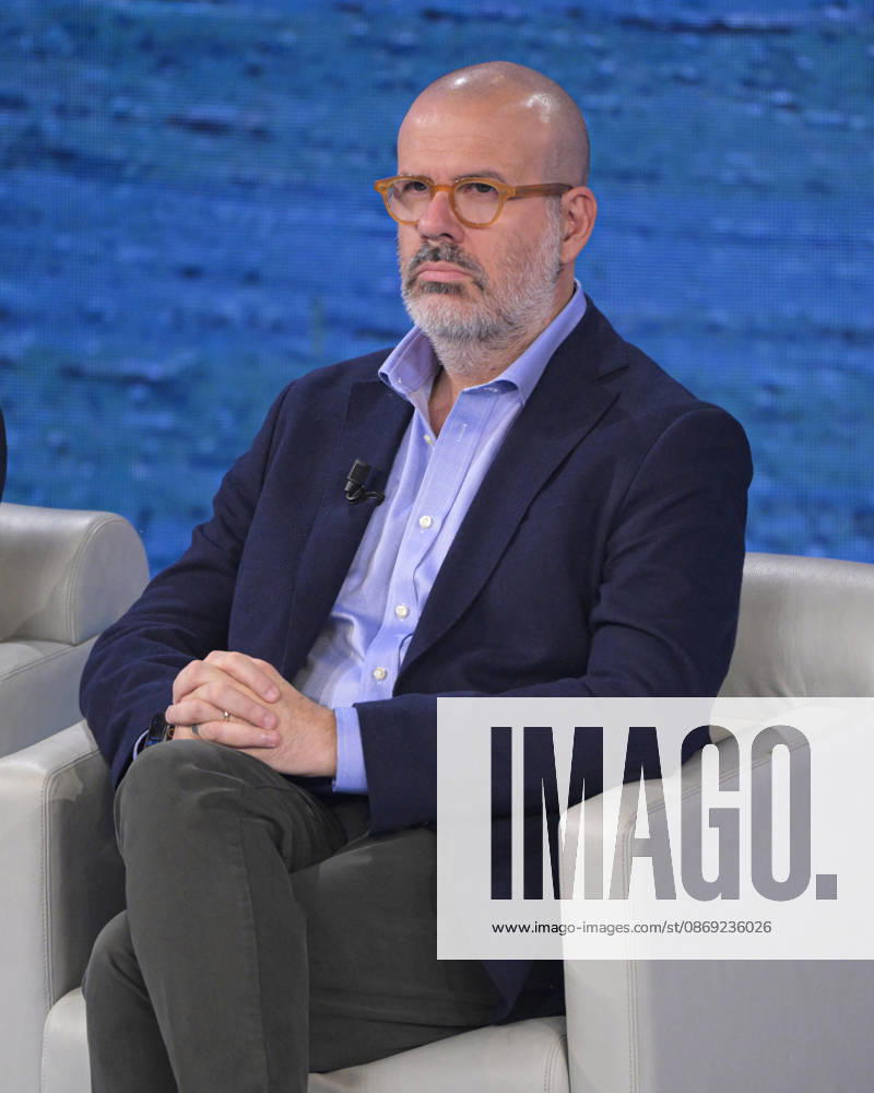 Photo by Mario Romano, IPP Milan, October 11, 2026. TV show *Che Tempo Che Fa*. Pictured: journalist Nello Scavo. Italy Photo Press World. Copyright *Che Tempo Che Fa*