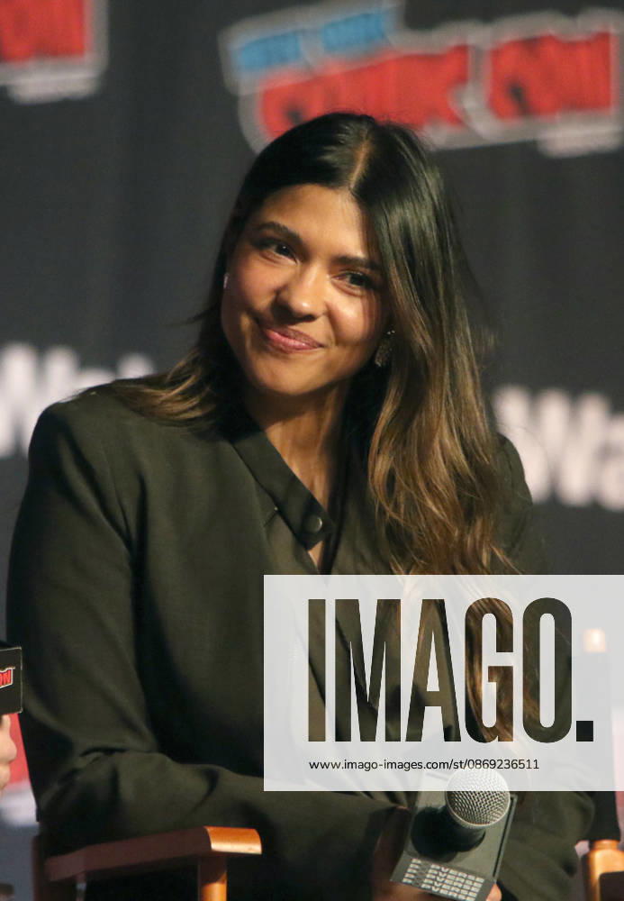 NEW YORK, NY- OCTOBER 11: Lisseth Chavez pictured at The Rookie panel during New York Comic Con 2026 at Javits Center on October 11, 2026 in New York City.