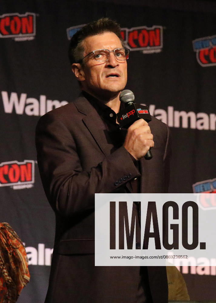 NEW YORK, NY- OCTOBER 11: Nathan Fillion pictured at The Rookie panel during New York Comic Con 2026 at Javits Center on October 11, 2026 in New York City.