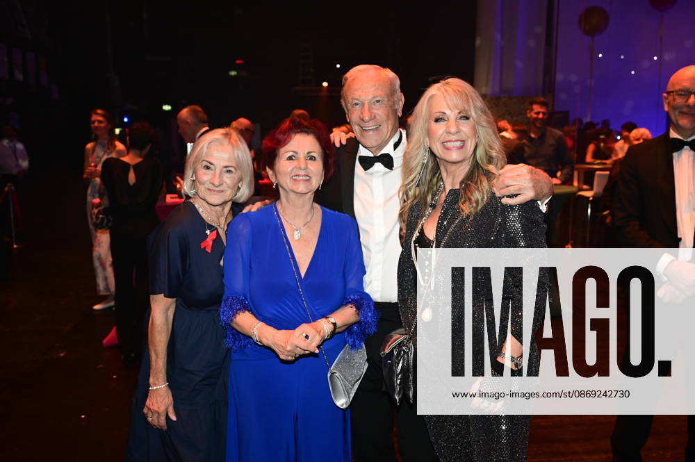 Angelika Geyer, Viola Klein, Eduard Geyer, and Petra Zieger at the 18th Hope Gala 2026 at the Schauspielhaus Dresden