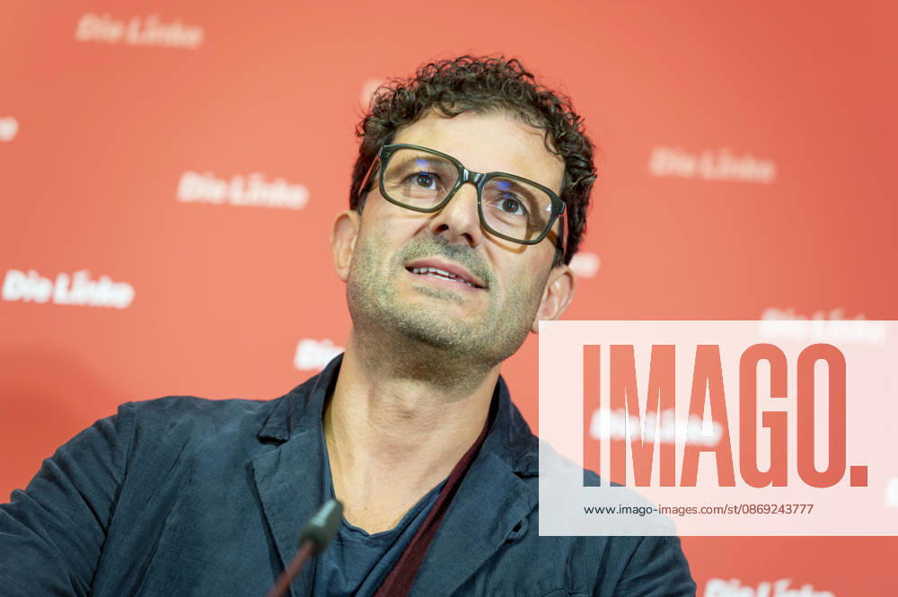 Luigi Pantisano EUR, Germany, Berlin, October 12, 2026 Press conference by Luigi Pantisano, chairman of the Die Linke party, at the Karl Liebknecht House on current issues