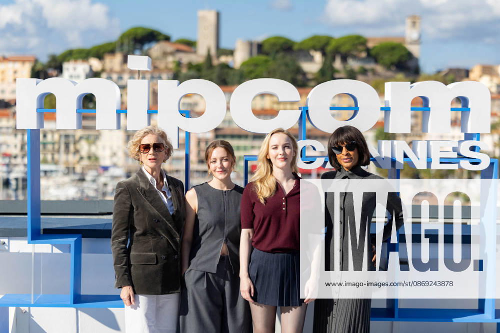 Cannes Mipcom - Honey Photocall Jennifer Ebell, Sally Woodward Gentle, Emma Moran and Ann Skelly attend the photocall of HONEY during Cannes Mipcom 2026 in Cannes, France on October 12, 2026. Photo by Shootpix ABACAPRESS.COM Cannes France