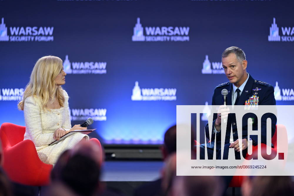 Warsaw Security Forum 2026 kicks off in Poland WARSAW, POLAND - OCTOBER 12: NATO Supreme Allied Commander Europe (SACEUR) General Alexus G. Grynkewich speaks during a panel titled Theory of Victory: How Do We Achieve Military Success Against Russia in Deterrence and Defence? on the first day of the Warsaw Security Forum 2026 (WSF2026), held on the Warsaw Stage in Warsaw, Poland, on October 12, 2026. The NATO-sponsored session focuses on strengthening collective defense mechanisms along the alliance’s eastern flank. Artur Widak Anadolu Warsaw Poland. Editorial use only. Please get in touch for any other usage.