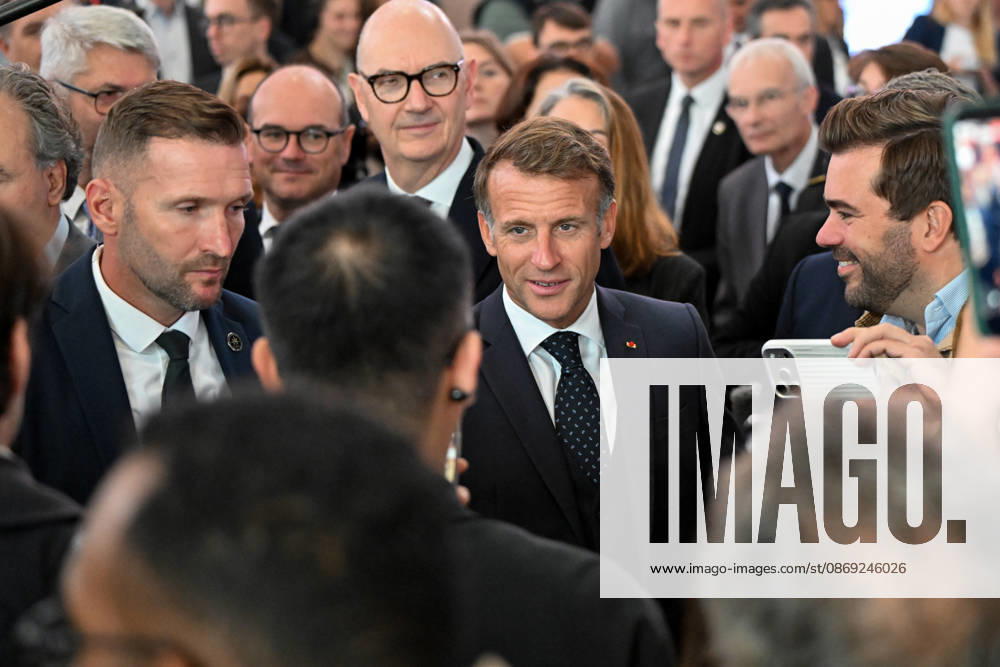 Emmanuel Macron 2026 Paris Motor Show 2026 Paris Auto Show 460409 October 12, 2026 Paris, France Macron, Emmanuel
