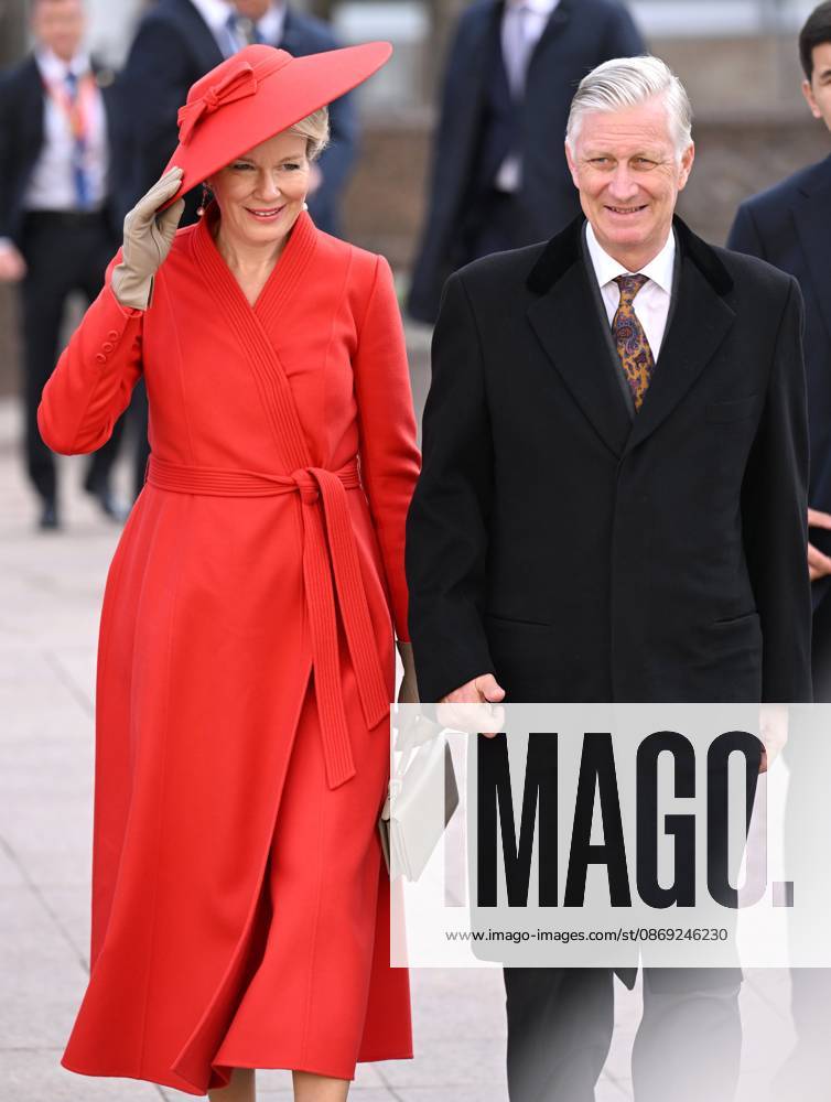State Visit of King Philippe and Queen Mathilde to Kazakhstan (Day 2) ASTANA, KAZAKHSTAN - OCTOBER 12 : State Visit of King Philippe and Queen Mathilde to Kazakhstan (Day 2) : - Scene-Setting Photo in front of the Baiterek Tower on October 12, 2026 in Astana, Kazakhstan, 12 10 2026 Astana Kazakhstan