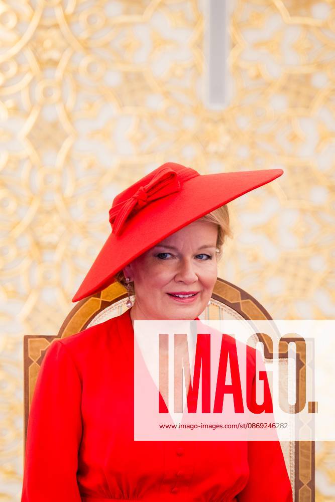 Queen Mathilde of Belgium pictured at the official bilateral meeting at the Ak Orda Presidential Palace during an official state visit of the Belgian King and Queen to Kazakhstan, on Monday 12 October 2026. The first State Visit of Belgium s royal couple in central Asia from 11 to 14 October 2026, aims to highlight bilateral cooperation in the economic, academic, and cultural fields. JASPERxJACOBS 189551735