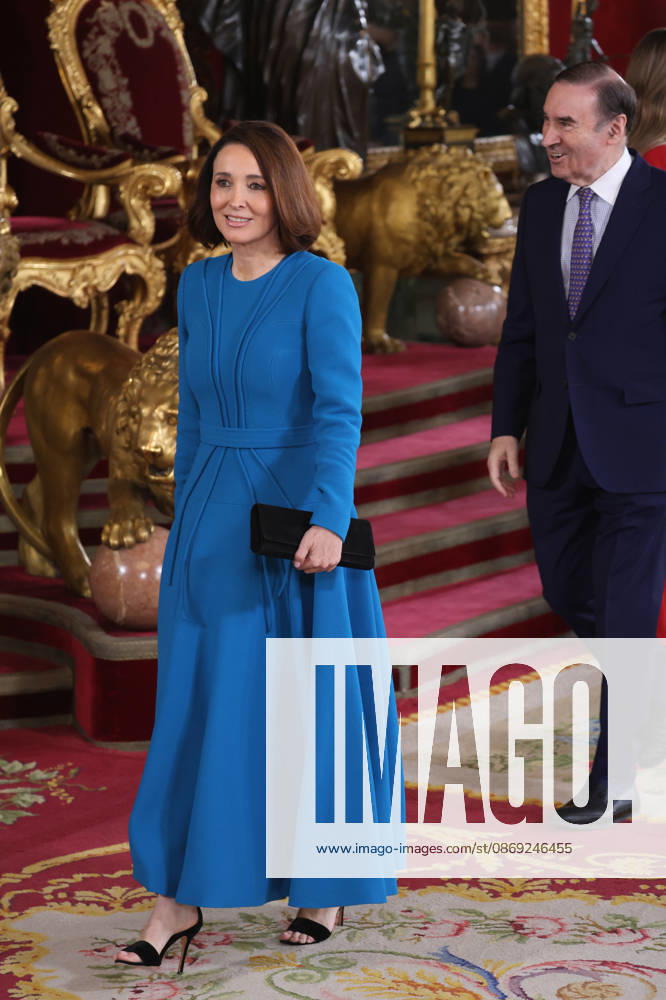 The King and Queen, the Princess of Asturias, and Infanta Sofía preside over the reception at the Royal Palace in celebration of National Day. Cruz Sánchez de Lara and Pedro J. Ramírez during the reception with the King and Queen, Princess Leonor, and Infanta Sofía on the occasion of National Day, at the Royal Palace, on October 12, 2026, in Madrid, Spain. The event is presided over by the King and Queen, the Princess of Asturias, and Infanta Sofía following the solemn ceremony honoring the national flag and the military parade held in Plaza de Cánovas del Castillo. The purpose of the National Day commemoration is to solemnly recall moments in our collective history that form part of our shared historical, cultural, and social heritage, re