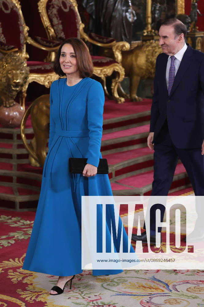 The King and Queen, the Princess of Asturias, and Infanta Sofía preside over the reception at the Royal Palace in celebration of National Day. Cruz Sánchez de Lara and Pedro J. Ramírez during the reception with the King and Queen, Princess Leonor, and Infanta Sofía on the occasion of National Day, at the Royal Palace, on October 12, 2026, in Madrid, Spain. The event is presided over by the King and Queen, the Princess of Asturias, and Infanta Sofía following the solemn ceremony honoring the national flag and the military parade held in Plaza de Cánovas del Castillo. The purpose of the National Day commemoration is to solemnly recall moments in our collective history that form part of our shared historical, cultural, and social heritage, re
