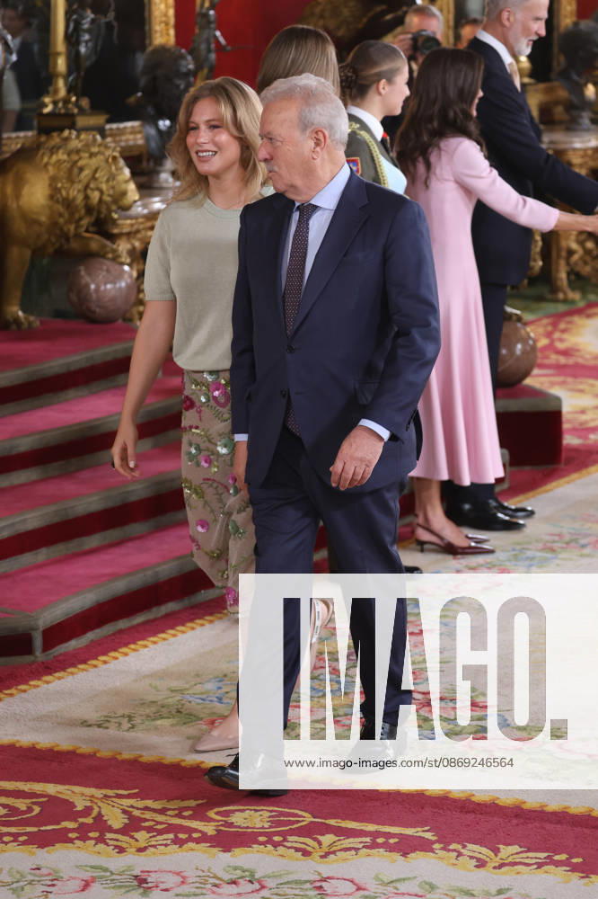 The King and Queen, the Princess of Asturias, and Infanta Sofía preside over the reception at the Royal Palace in celebration of National Day. Manuel Campo Vidal during the reception with the King and Queen, Princess Leonor, and Infanta Sofía in celebration of National Day, at the Royal Palace, on October 12, 2026, in Madrid, Spain. The event is presided over by the King and Queen, the Princess of Asturias, and Infanta Sofía following the solemn ceremony honoring the national flag and the military parade held in Plaza de Cánovas del Castillo. The purpose of the National Day commemoration is to solemnly recall moments in our collective history that form part of our shared historical, cultural, and social heritage, recognized as such by the