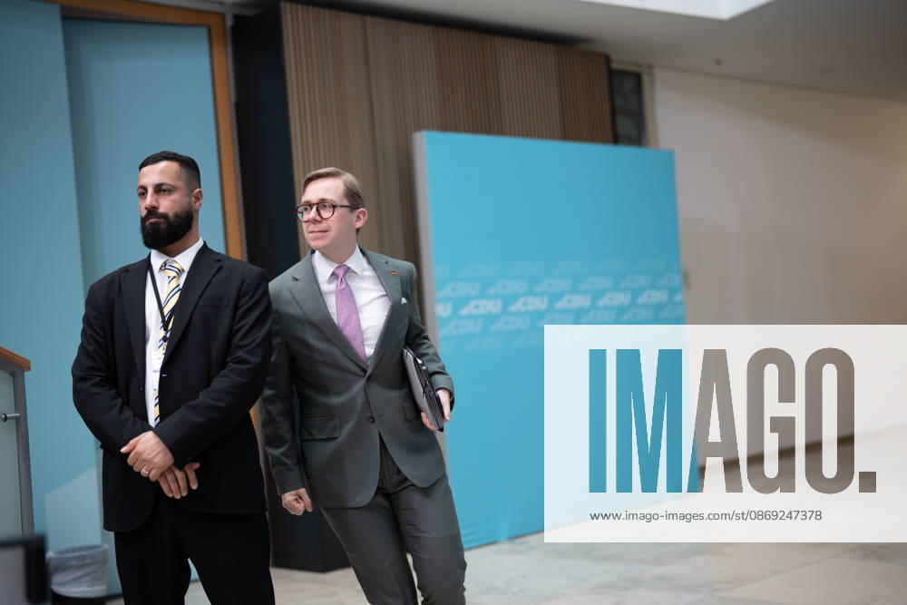 Philipp Amthor, Minister of State for Federal-State Cooperation at the Federal Chancellery; CDU Germany Executive Committee Retreat in Berlin, October 2026, Berlin, Berlin, Germany, Konrad Adenauer House