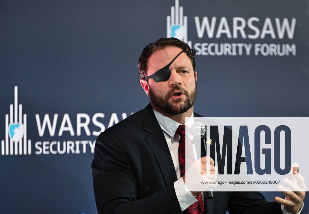 Warsaw Security Forum 2026 - Day 1 WARSAW, POLAND - OCTOBER 12: United States Representative and Member of the House Permanent Select Committee on Intelligence Dan Crenshaw speaks during a session titled American Foreign Policy: Lessons from Decades of War and Diplomacy on Day 1 of the Warsaw Security Forum 2026 (WSF2026) in Warsaw, Poland, on October 12, 2026. The conversation analyzed modern transatlantic strategy, intelligence sharing, and the evolution of global diplomatic engagement. Artur Widak Anadolu Warsaw Poland. Editorial use only. Please get in touch for any other usage.