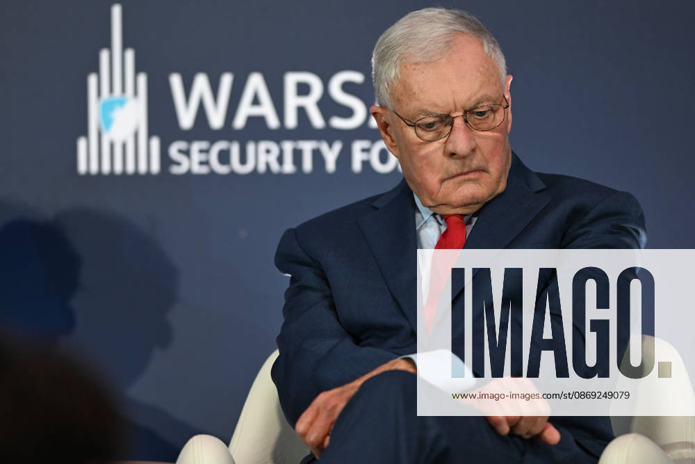 Warsaw Security Forum 2026 - Day 1 WARSAW, POLAND - OCTOBER 12: Retired United States Army Lieutenant General and Co-Chair of the Center for American Security at the America First Policy Institute Keith Kellogg speaks during a session on Day 1 of the Warsaw Security Forum 2026 (WSF2026) in Warsaw, Poland, on October 12, 2026. His address evaluated strategic defense planning, transatlantic military alliances, and contemporary global security challenges. Artur Widak Anadolu Warsaw Poland. Editorial use only. Please get in touch for any other usage.