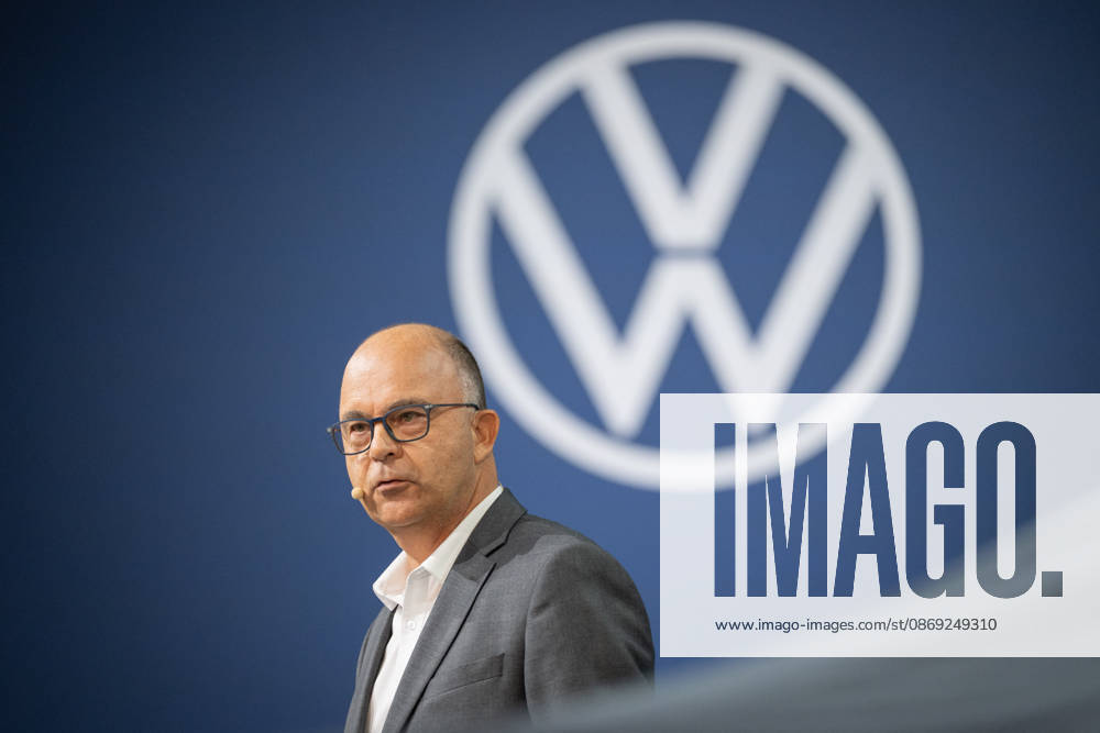 Paris Motor Show Volkswagen Press Conference - Paris AJ CEO Volkswagen Group France, Marc Meurer during the 91st edition of the international Paris Motor Show (Mondial de l’auto) at the Porte de Versailles in Paris on October 12, 2026. Photo by Alexis Jumeau ABACAPRESS.COM Paris France