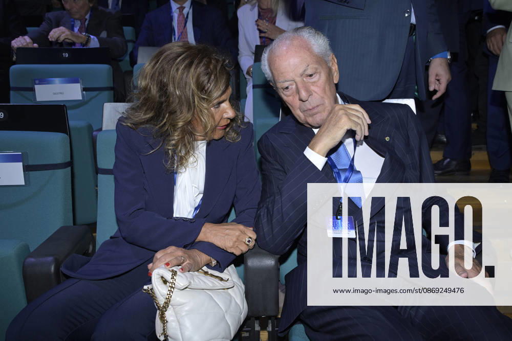 Photo by Mario Romano, IPP Milan, October 12, 2026: Assolombarda 2026 General Assembly. Pictured: Emma Marcegaglia and Marco Tronchetti Provera. Italy Photo Press World.