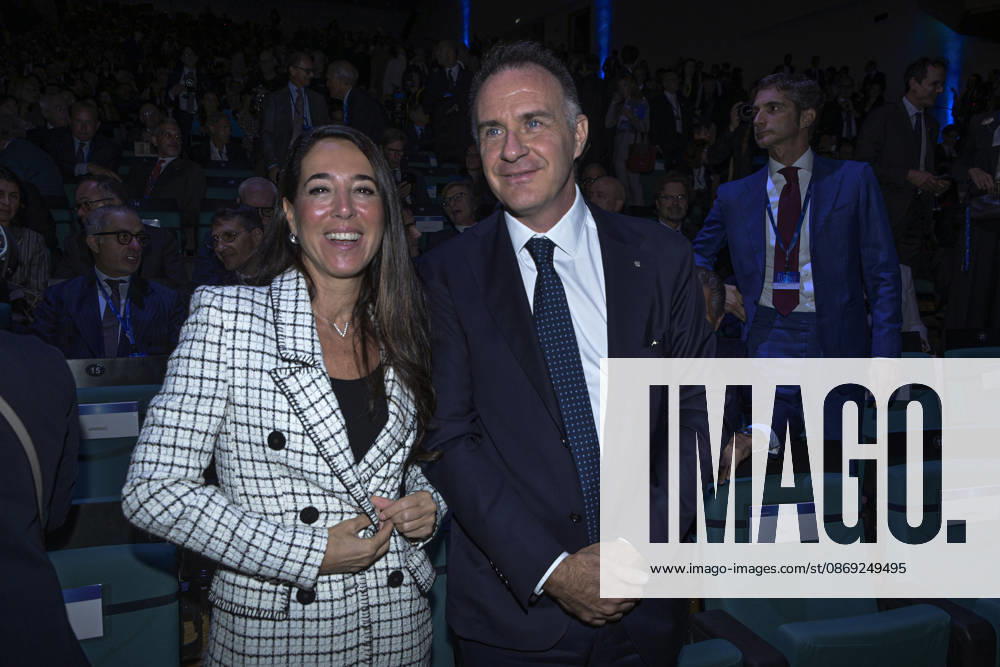 Photo by Mario Romano, IPP Milan, October 12, 2026: Assolombarda 2026 General Assembly. Pictured: Licia Ronzulli and Emanuele Orsini. Italy Photo Press World.