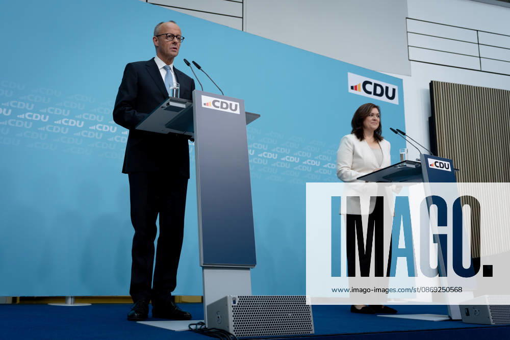 Berlin, Konrad Adenauer House, CDU Berlin, Konrad Adenauer House, CDU, Executive Committee Retreat, Federal Executive Committee Meeting, Friedrich Merz, Federal Chancellor, Secretary General, CDU, Franziska Hoppermann Berlin Berlin GER