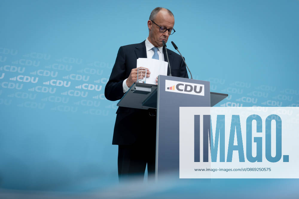 Berlin, Konrad Adenauer House, CDU Berlin, Konrad Adenauer House, CDU, Executive Committee Retreat, Federal Executive Committee Meeting, Friedrich Merz, Federal Chancellor Berlin Berlin GER