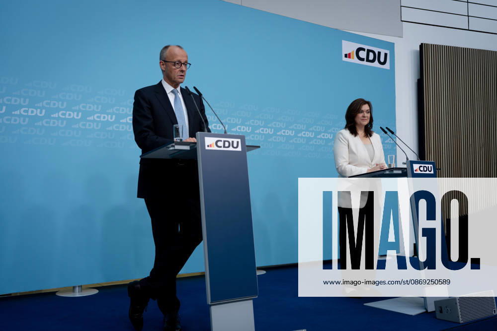 Berlin, Konrad Adenauer House, CDU Berlin, Konrad Adenauer House, CDU, Executive Committee Retreat, Federal Executive Committee Meeting, Friedrich Merz, Federal Chancellor, Secretary General, CDU, Franziska Hoppermann Berlin Berlin GER