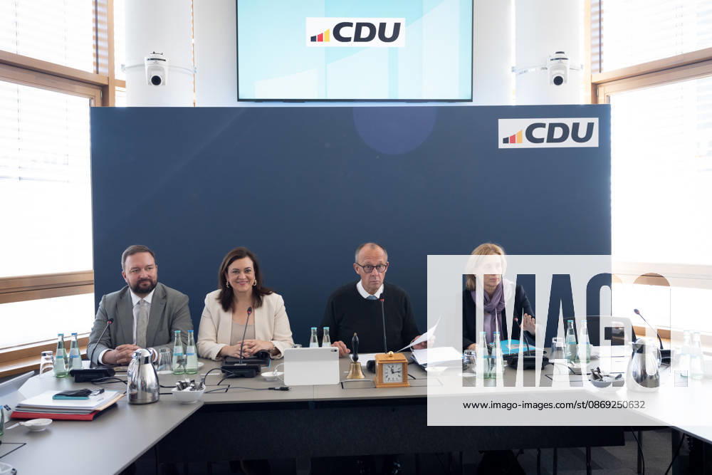 Berlin, Konrad Adenauer House, CDU Berlin, Konrad Adenauer House, CDU, Executive Committee Retreat, Federal Executive Committee Meeting, Friedrich Merz, Secretary-General, Franziska Hoppermann Berlin Berlin GER