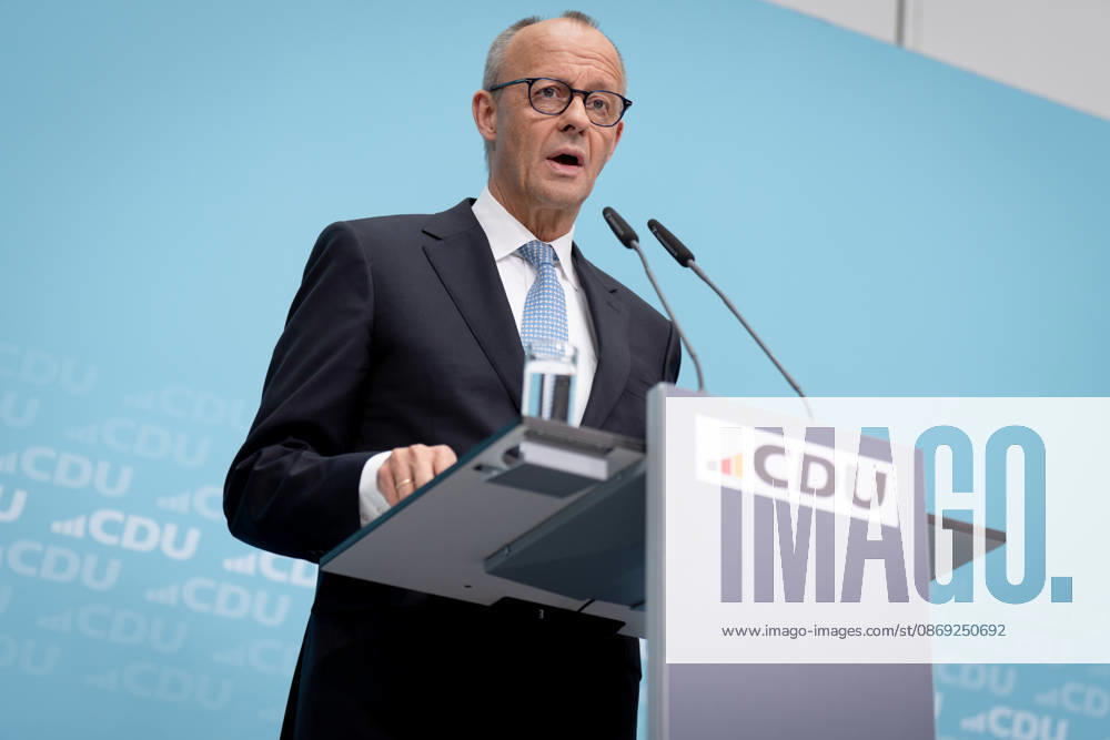 Berlin, Konrad Adenauer House, CDU Berlin, Konrad Adenauer House, CDU, Executive Committee Retreat, Federal Executive Committee Meeting, Friedrich Merz, Federal Chancellor Berlin Berlin GER