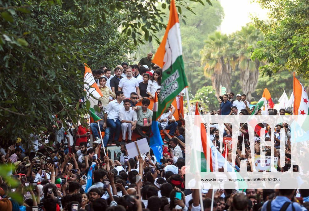 INDIA bloc leaders call for a march towards the Supreme Court New Delhi, Oct 12 (ANI): Lok Sabha LoP Rahul Gandhi with RJD leader Tejashwi Yadav and others during the INDIA bloc s protest march towards the Supreme Court against Chief Election Commissioner Gyanesh Kumar, in New Delhi on Monday. Congress MP Deepender Singh Hooda also present. New Delhi Delhi India