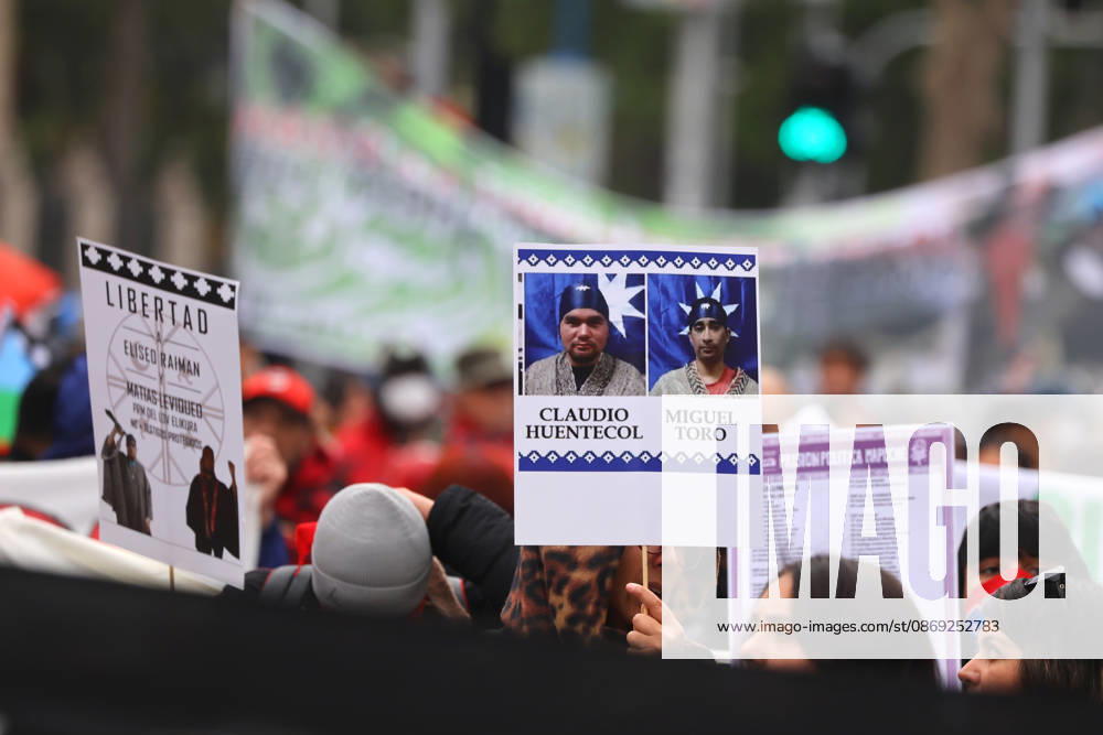 The assembly of indigenous organizations calls for a march: Indigenous Peoples in Resistance for Autonomy and Demilitarization. Jonnathan Oyarzun Aton Chile, Santiago, Chile Aton 1198910