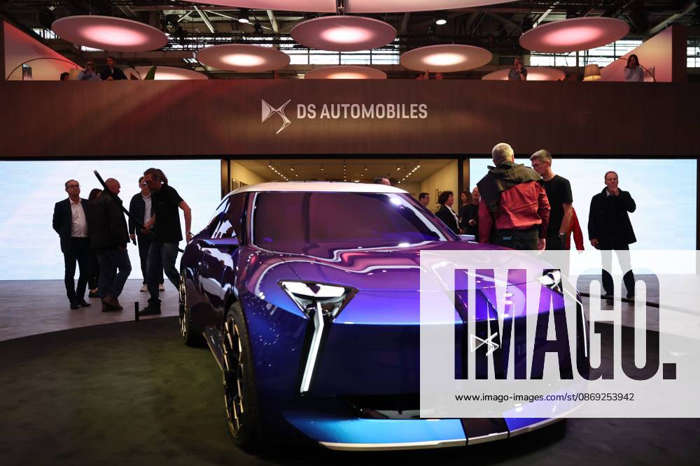 PARIS AUTO SHOW PHOTOPQR LE PARISIEN Le Parisien Arnaud Journois PARIS 10 12 2026 Paris, October 12, 2026 Mondial de l2026, DS Automobiles booth. Photo by Le Parisien’s Arnaud Journois at the Paris Motor Show in Paris, France, on October 12, 2026. PARIS 75, France