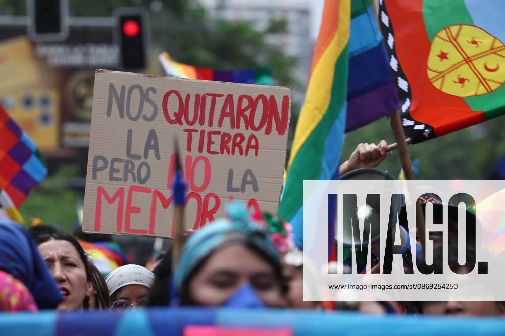 The assembly of indigenous organizations calls for a march: Indigenous Peoples in Resistance for Autonomy and Demilitarization Dragomir Yankovic Aton Chile, Santiago, Chile Aton 1199018