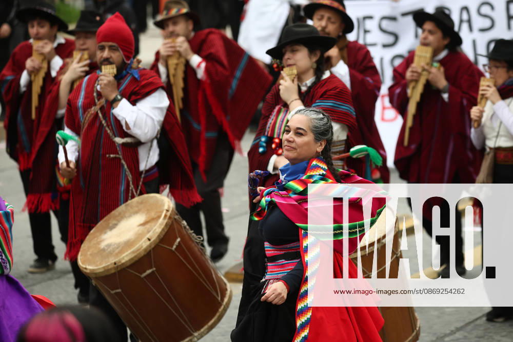 The assembly of indigenous organizations calls for a march: Indigenous Peoples in Resistance for Autonomy and Demilitarization Dragomir Yankovic Aton Chile, Santiago, Chile Aton 1199026