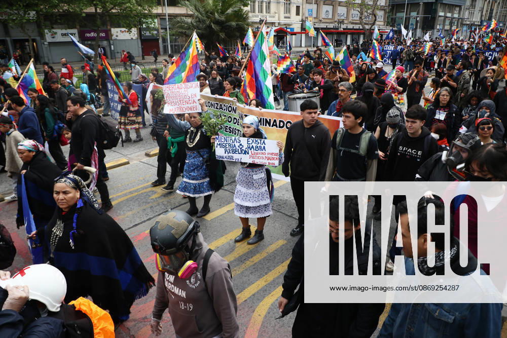 The assembly of indigenous organizations calls for a march: Indigenous Peoples in Resistance for Autonomy and Demilitarization Dragomir Yankovic Aton Chile, Santiago, Chile Aton 1199004