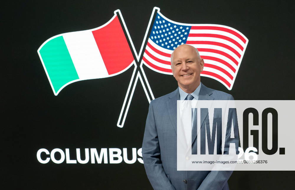 Jeff Sprecher, Chairman and CEO of ICE Inc poses as Commissioner of the Social Security Administration Frank Bisignano rings opening bell on the trading floor of the New York Stock Exchange (NYSE) in New York, NY on October 12, 2026 in celebration of Columbus Day. He was joined among others by journalist Maria Bartiromo, chef Lidia Bastianich, businessman Kenneth Langone Sr. New York USA - ZUMAr339 20261012_znp_r339_016