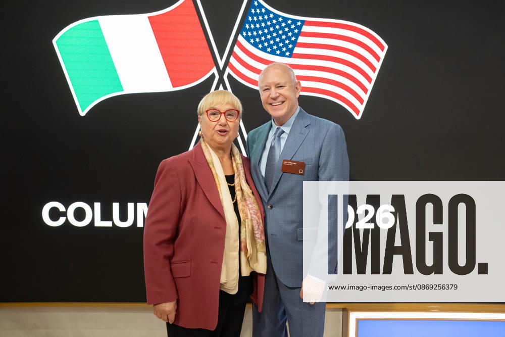 Lidia Bastianich and Jeff Sprecher, Chairman and CEO of ICE Inc pose as Commissioner of the Social Security Administration Frank Bisignano rings opening bell on the trading floor of the New York Stock Exchange (NYSE) in New York, NY on October 12, 2026 in celebration of Columbus Day. He was joined among others by journalist Maria Bartiromo, chef Lidia Bastianich, businessman Kenneth Langone Sr. New York USA - ZUMAr339 20261012_znp_r339_019