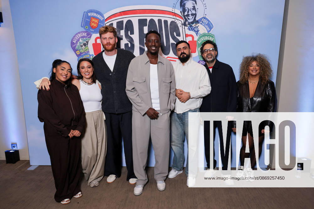 Les Fous Du Bus Premiere - Paris Sofia Belabbes, Blandine Lehout, Edouard Deloignon, Ahmed Sylla, Umut Koker, Ahmed Sylla and Julien Santini attend the photocall for the premiere of Les Fous Du Bus held at the Elysees Biarritz in Paris, France on October 12, 2026. Photo by David Boyer ABACAPRESS.COM Paris France