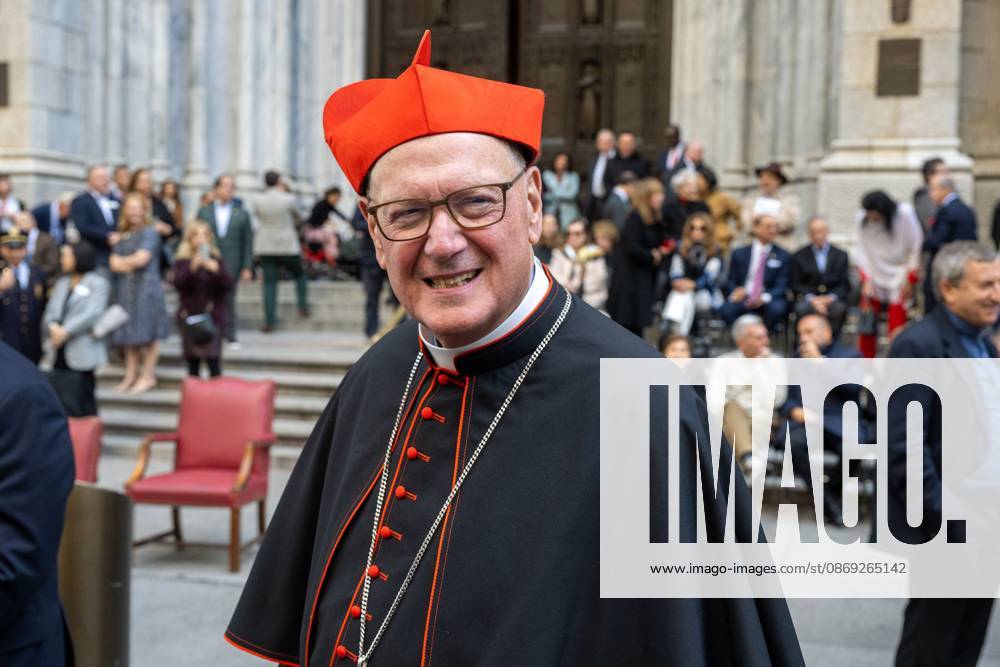 Retired New York Cardinal Timothy Dolan attends.The annual Columbus Day Parade on Fifth Avenue on October 12, 2026 in New York City. New York United States - ZUMAs197 20261012_aaa_s197_644