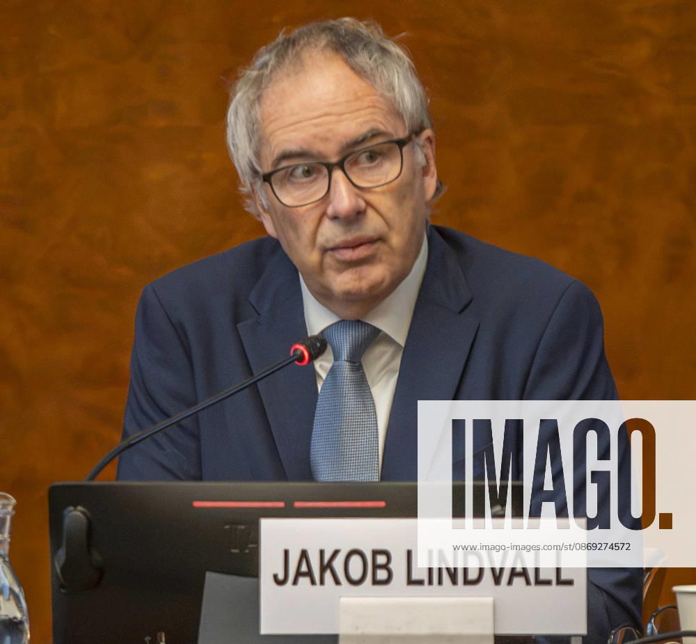 Geneva Switzerland, 10 13 2026: JAKOB LINDVALL (Vice-Chair of the UNECE Team of Specialists on Innovation and Competitiveness Policies) presented the conclusions of the meeting. during the Regional Forum on Sustainable Development for the UNECE Region (United Nations Economic Commission for Europe) and which is also the session of the Housing Committee, which concerns urban development and land management, which was held at United Nations of Geneva in Geneva. Geneva Switzerland - ZUMAd206 20261013_zip_d206_007