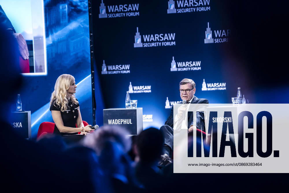 Visit by Federal Minister of Foreign Affairs Johann Wadephul to Warsaw to participate in the Warsaw Security Forum; photographed in Warsaw on October 13, 2026, on behalf of the Federal Foreign Office; Warsaw, Poland