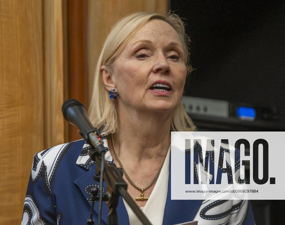 Geneva Switzerland, 10 13 2026: Ms. HEIDI SCHRODERUS-FOX, Ambassador,Permanent Representative of Finland to the UN in Geneva presented the conference and its role at the UN level in Geneva during the Autonomy, identity and peace of Aland Islands and which concerns Autonomy, identity, and peace: what do 105 years of the Aland Islands (Finland) where Swedish is spoken teach us about conflict resolution today and which was held at United Nations of Geneva in Geneva. Geneva Switzerland - ZUMAd206 20261013_zip_d206_014