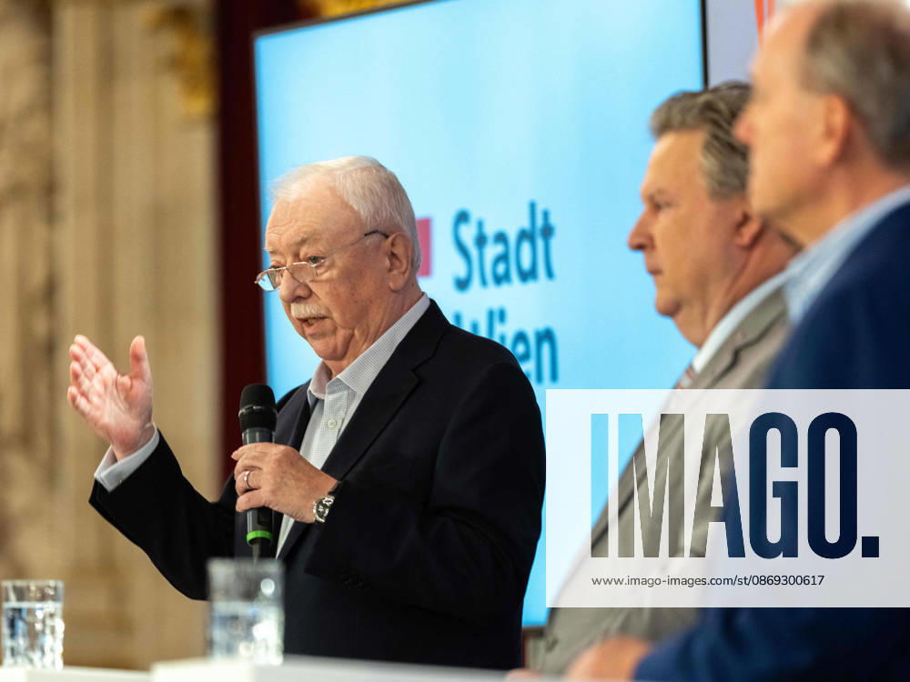 Press conference with Mayor and President Michael Häupl of the Vienna Science, Research, and Technology Fund, Vienna Mayor and Provincial Governor Michael Ludwig (SPÖ) and Board Member Gerhard Ströck of the WE ME Foundation on October 13, 2026, at a press conference on ME CFS and post-acute infection syndromes—research and care