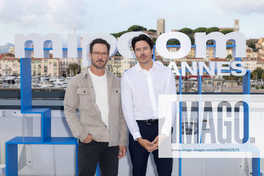 Mark-Paul Gosselaar Shane Cunningham During Premiere of BulgES - Cannes Mark-Paul Gosselaar and Shane Cunningham attend the photocall of BulgES during Cannes Mipcom 2026 in Cannes, France on October 13, 2026. Photo by Shootpix ABACAPRESS.COM Cannes France