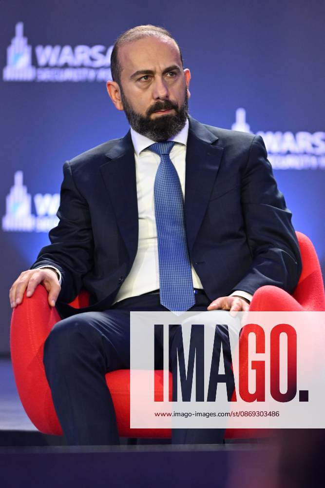 Warsaw Security Forum 2026 WARSAW, POLAND - OCTOBER 13: Armenian Minister of Foreign Affairs Ararat Mirzoyan attends the second day panel discussion titled Half-Baked or Step-by-Step? Rethinking EU Enlargement at the Warsaw Security Forum 2026 (WSF 2026) in Warsaw, Poland on October 13, 2026. During his speech, Mirzoyan highlighted Armenia’s ongoing democratic reforms and shifting strategic posture toward closer partnership with the European Union and Western democratic institutions. Artur Widak Anadolu Warsaw Poland. Editorial use only. Please get in touch for any other usage.