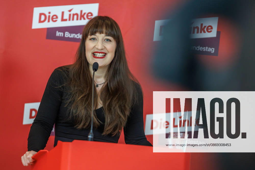 Statement by Die Linke: Heidi Reichinnek and Soeren Pellmann at a Die Linke press conference on October 13, 2026, in Berlin, Berlin, Berlin, Germany, Reichstag
