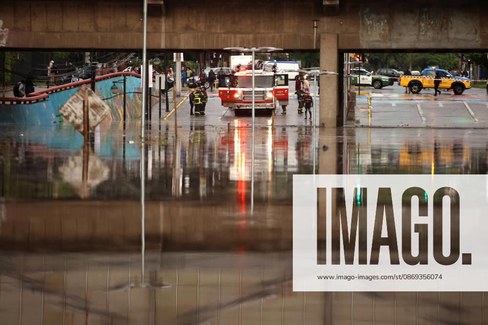 Flooding in the Nuble subway underpass following this afternoon s thunderstorm in the Metropolitan Region Claudio Caceres Aton Chile, Santiago, Chile Aton 1199639