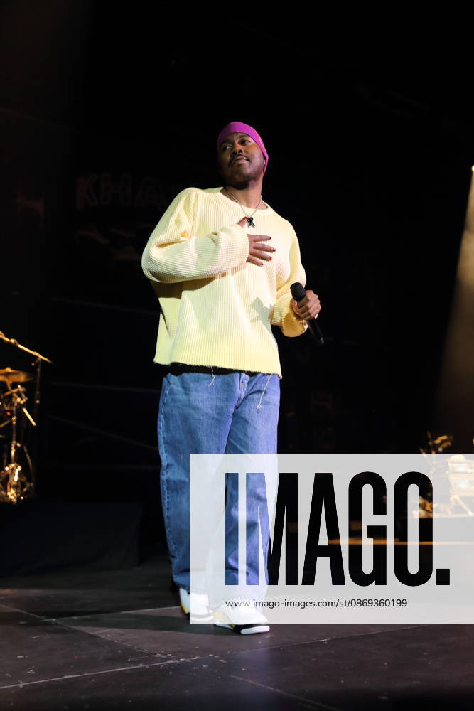 Khalid Donnel Robinson, also known as Khalid, at a concert at the Uber Eats Music Hall in Berlin, October 13, 2026 Khalid Concert Berlin