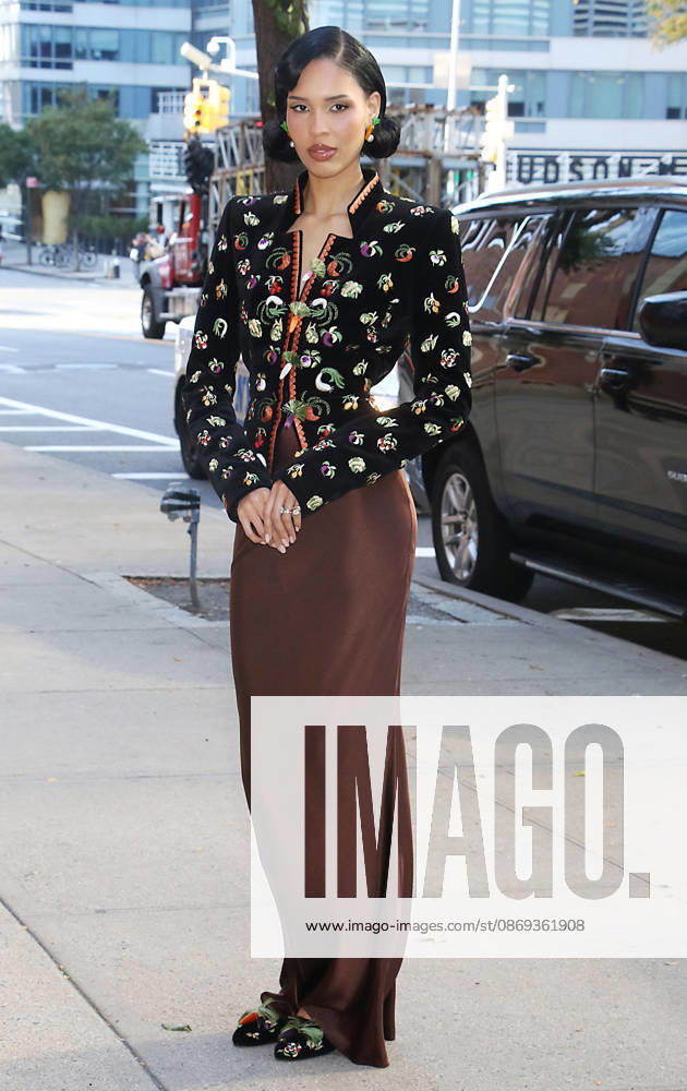 NEW YORK, NY- OCTOBER 13: Nara Smith seen at The Drew Barrymore Show on October 13, 2026 in New York City.