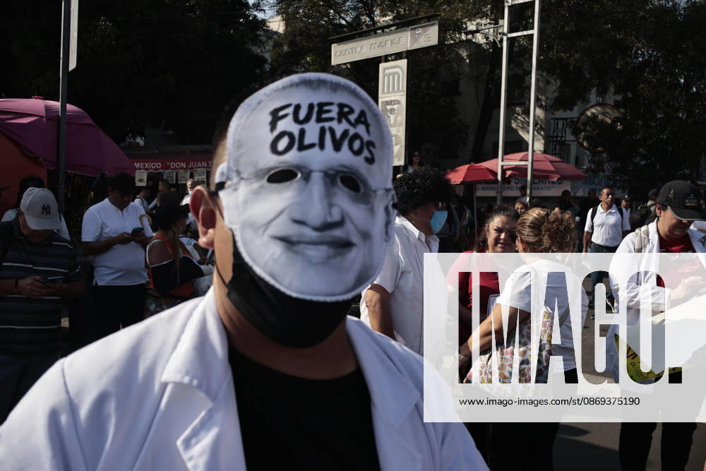Thousands of medical and healthcare workers from the Mexican Social Security Institute (IMSS) are staging a massive nationwide protest. In Mexico City, demonstrations are taking place at headquarters and hospitals, with the main march heading toward the union s offices; the march began at the government-run Siglo XXI Hospital which relies on federal funding and serves employees from various Mexican government agencies. The protest stems from workers demands for better working conditions, specifically addressing excessive workloads, unfilled vacancies across all departments, and the need for proper maintenance of clinical and hospital facilities as well as workplace safety standards. Other dema - ZUMAp204 20261013_zip_p204_023