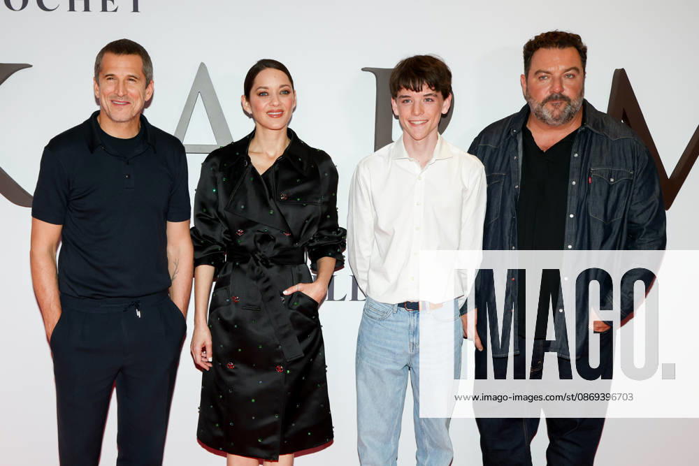 Premiere of the film *Karma* at the Pathé Palace: Guillaume Canet, Marion Cotillard, Hugo Trophardy, and Denis Menochet 460446 October 13, 2026 France
