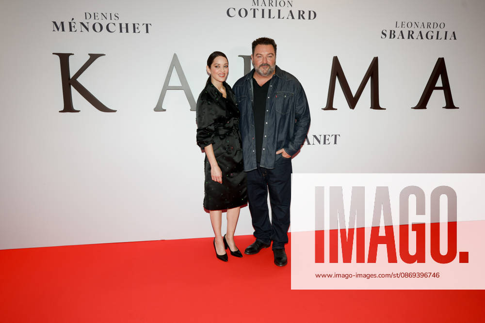 Premiere of the film *Karma* at the Pathé Palace: Marion Cotillard, Denis Menochet 460446 October 13, 2026 France
