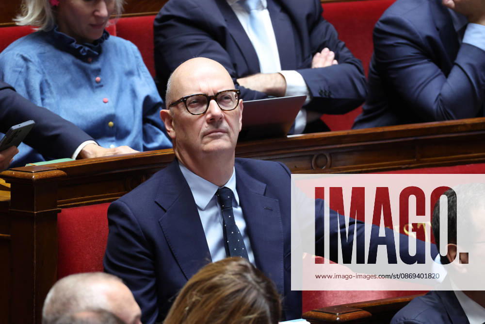 Assemble´e Nationale - QAG du 13 octobre 2026 Roland Lescure Séance des Questions d Actualités au Gouvernement du 13 octobre 2026 à l Assemble´e Nationale à Paris. Current Affairs Question Period with the Government on October 13, 2026, at the National Assembly in Paris.