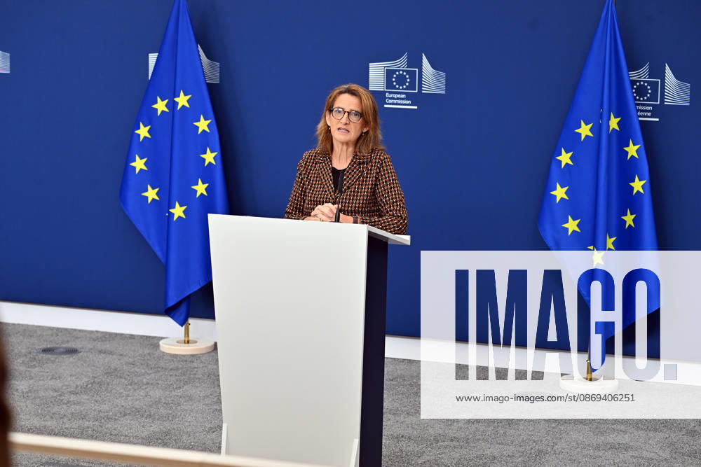 European Commission Vice-President Teresa Ribera BRUSSELS, BELGIUM - OCTOBER 14: Teresa Ribera, European Commission Executive Vice-President for a Clean, Just and Competitive Transition, holds a press conference on a competition case in Brussels, Belgium, on October 14, 2026. Dursun Aydemir Anadolu Brussels Belgium. Editorial use only. Please get in touch for any other usage.
