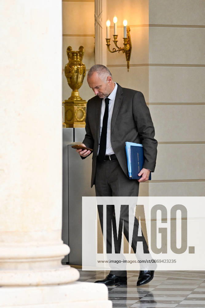 Weekly Cabinet Meeting at the Elysee Palace French Deputy Minister for the Relations with the Parliament Laurent Panifous leaves after the weekly cabinet meeting (Conseil des ministres) at the Elysee Palace in Paris, France, on October 14, 2026. Photo by Tomas Stevens ABACAPRESS.COM Paris France